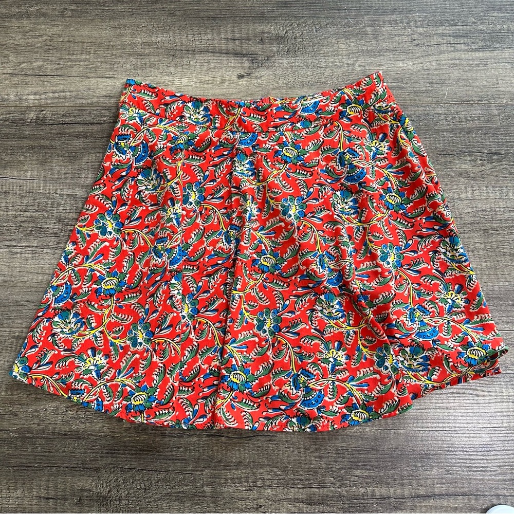 Floral Boho A-Line Skirt – Lush Size M